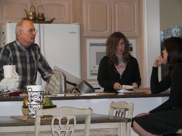 Thanksgiving Thanksgiving 2006. Large crowd for us. Aunt Marie, Grandma, Nicole, Krista, Mom and Dad, and myself. I'm the one taking...