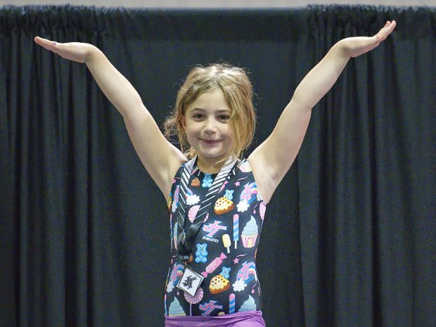 Gymnastics Show This is Claudia's first year in gymnastics. The group that she practices with had a show for parents, and obviously,...